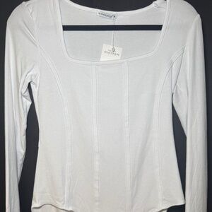 White Mangopop Bodysuit